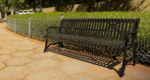 Garden Bench Excellence: Coated Outdoor Furniture's Steel Park Benches Combine Durability and Design