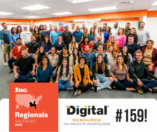 Digital Resource is Recognized by Inc. Regionals: Southeast