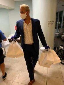 Jake Delivering Meals