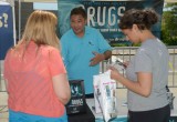 Volunteers from the Seattle chapter of the Foundation for a Drug-Free World at the 8th annual Kent International Festival in the state of Washington.