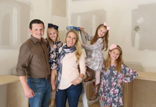 Rick Walker Family in Their Flooded House