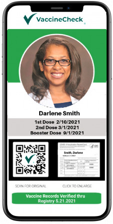VaccineCheck Digital Pass
