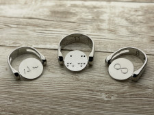 CONQUERing Able Braille Breathe Infinity Fidget rings