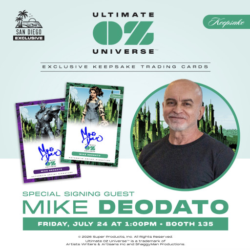 Keepsake Trading Cards Announces Partnership for The Ultimate OZ Universe Trading Card Collection