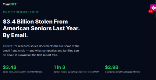 TrustNFT.io Issues Technical White Paper on the Limitations of DMARC Email Authentication, Arguing Blockchain Verification Closes Critical Consumer Trust Gap