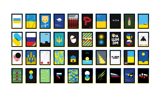 Seeing Russian Tanks Near His Hometown Was Dreadful. So He Started Creating Anti-War Posters.