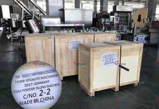 Packed in plywood boxes and waiting for delivery