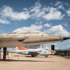 F-105D and A-7 at seen on display