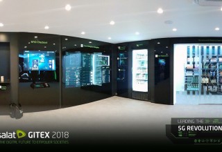 The retail zone of Etisalat's stand 