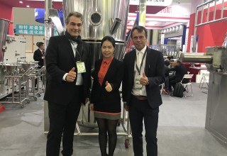 Senieer with German clients