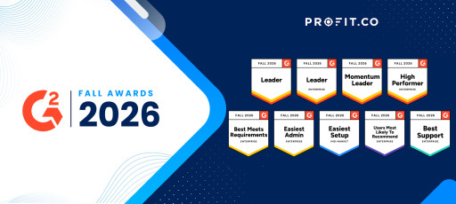 Profit.co Earns Broad Recognition Across G2 Fall 2026 Reports, Reinforcing Its Strategy Execution Leadership