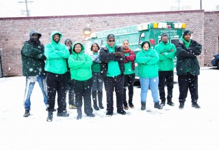 V.J. Smith and some of his MAD DADS volunteers — tough enough to venture into the worst of the Minneapolis neighborhoods but caring enough to reach kids and help them turn their lives around. 