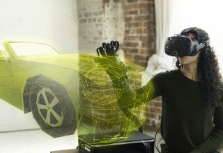 HaptX Glove used for design