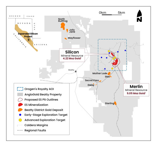 Orogen Royalties Provides Merlin Gold Deposit Update