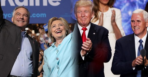 U. S. Presidential Election, 2016: Trump, Clinton Pence, Kaine and Their "Dirty Authorities"