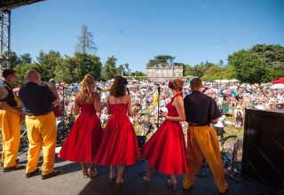 From the stage at Saint Hill Manor