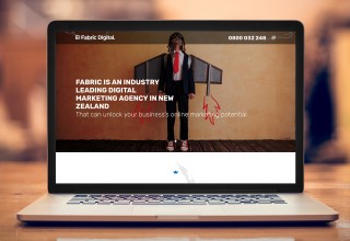 Fabric's new website in action.