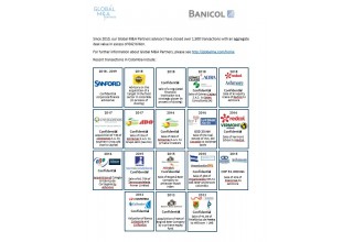 Transactions completed in Colombia include