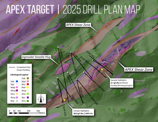 Relevant Gold Completes Drilling at Apex, Confirms Orogenic Gold Model