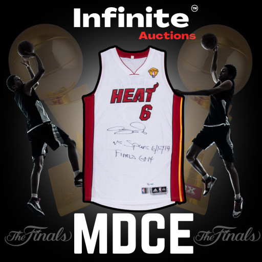 LeBron James 2014 NBA Finals Game-Worn Jersey for $1 Million at Infinite Auctions