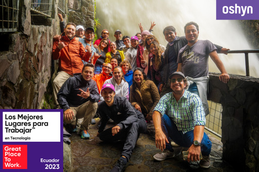 Oshyn Named by Great Place to Work (R) Ecuador as a Best Place to Work in Technology