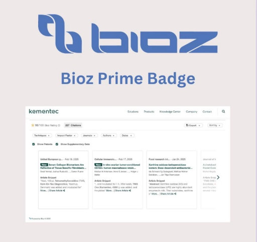 Kementec Solutions Partners With Bioz to Enhance Researcher Experience Through Advanced Digital Integration