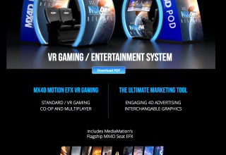 MX4D Motion EFX VR Lobby POD explained