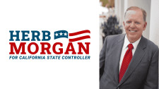 Herb Morgan, Candidate for California State Controller, Photographed in San Diego