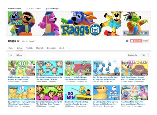 RAGGSTV ACHIEVES 25 MILLION MILESTONE on YOUTUBE  in FIRST YEAR