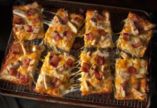 Chicken Bacon Ranch Pizza