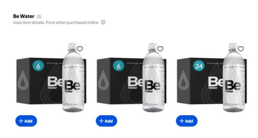Walmart.com Reviews Reflect Growing Consumer Interest in Be Water