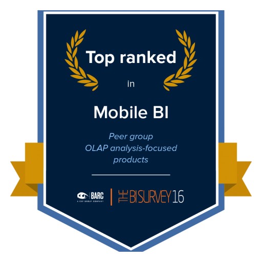 CXO-Cockpit Achieves Top Ranks in BARC BI Survey 2016