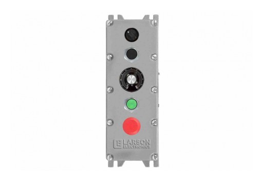 Larson Electronics Releases Explosion Proof Control Station, 3 Push Buttons, Green LED Pilot Light