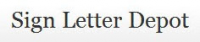 Sign Letter Depot