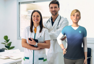 Clinicians with Addison Avatar