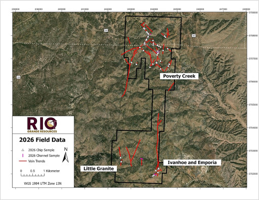 Rio Grande Resources Advances District-Scale Gold-Silver Target Definition at its Winston Project Through Structural Mapping of Multiple Vein Corridor Systems