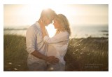 Couple portraiture in the golden evening sun