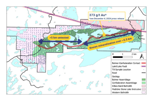 Athena Gold Completes Till Survey At Laird Lake Project In Ontario's Red Lake Gold Camp