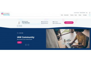 International Association of Women Community Dashboard