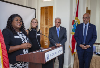 Maureen Lewis, Vicki Lopez, Congressman Carlos Gimenez, Congressman Ted Deutch