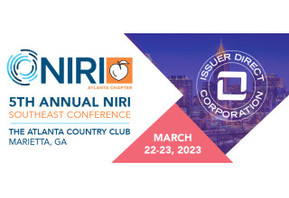 Issuer Direct Corporation, Tuesday, March 21, 2023, Press release picture