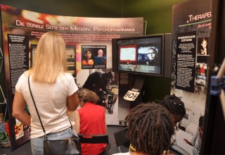 The exhibit tours cities across the globe.