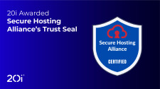 20i Awarded Secure Hosting Alliance Trust Seal