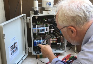 Micro-synchrophasor instrument watches eclipse