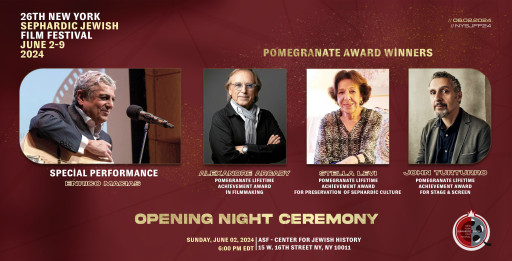 New York Sephardic Jewish Film Festival Honors Reymonde Amsellem, Alexandre Arcady, Stella Levi, & John Turturro; Features Enrico Macias Opening Night Performance