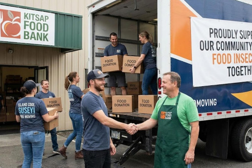 Community Impact Initiative: Suseyi Pro Moving Company and Island Cool Team Up to Provide Food Support for Kitsap Families