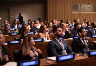 Youth representing 45 nations 