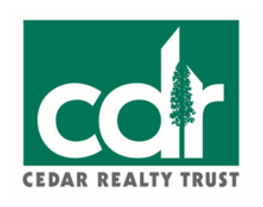 Cedar Realty Trust Declares Dividends on Preferred Stock