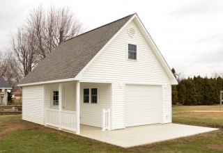 A Custom Prefab Garage from Yoder's Quality Barns