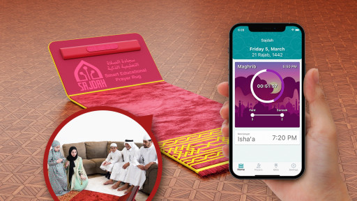 The First-Ever Smart Educational Prayer Rug for Muslims Exceeds Its Minimum Crowdfunding Goal by Over 200%